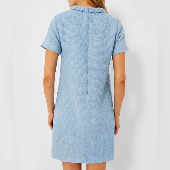 Tuckernuck Tweed Jackie Dress-Powder Blue-Women’s XXL-Short Sleeve-Classic-NEW - Picture 3 of 16